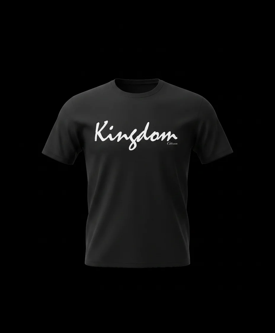 Kingdom Citizen Tee in Black