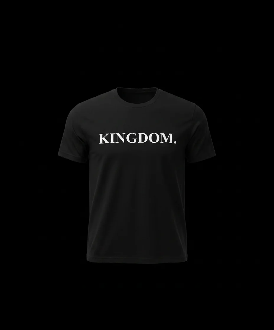 KINGDOM. T-Shirt in Black